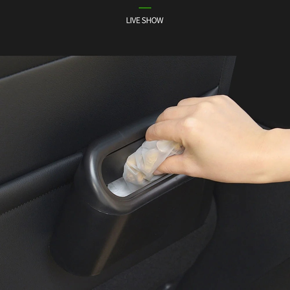 LW-1793 1L Car Garbage Dustbin Auto Interior Hangable Trash Box Organizer - 2