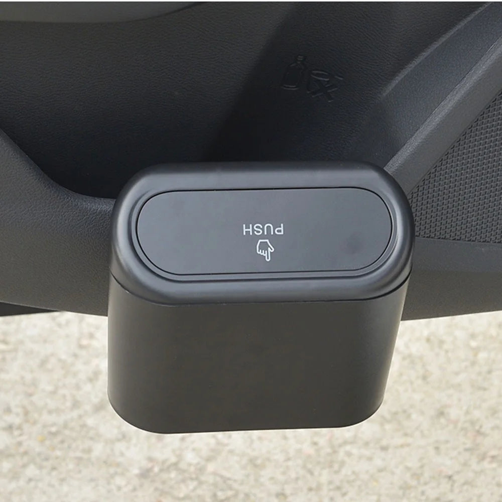 LW-1793 1L Car Garbage Dustbin Auto Interior Hangable Trash Box Organizer - 3