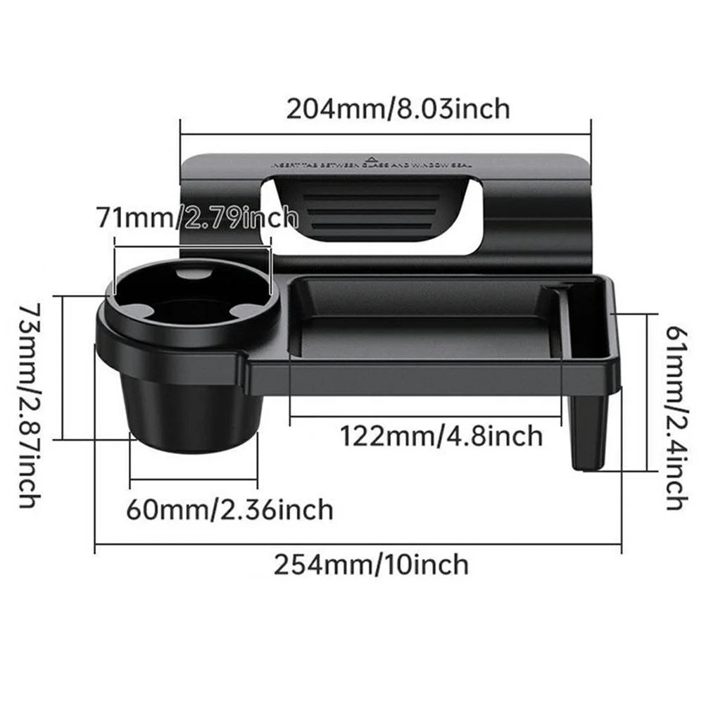 Multi-Function Car Door Hanging Organizer Plastic Phone Cup Holder Storage Box - 7