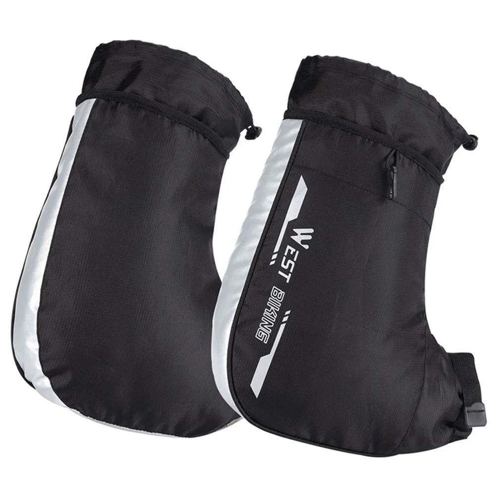 WEST BIKING YP0211232 1 Pair Bicycle E-bike Handlebar Gloves Winter Cycling Windproof Warm Mittens Hand Cover - 1