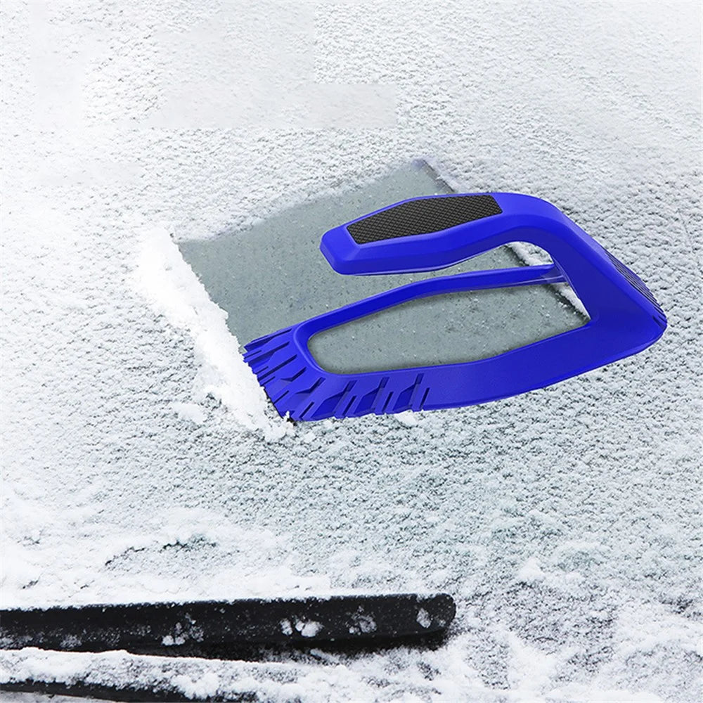 JOYTUTUS 4-in-1 Car Ice Scraper Windshield Ice Breaker Quick Clean Glass Brush Snow Remover - 5