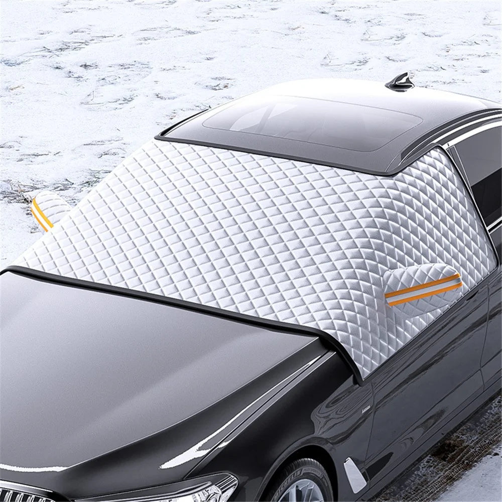 ST-4013 Winter Car Windshield Front Window Cover Aluminium Film Snowproof Protective Cover - M - 2