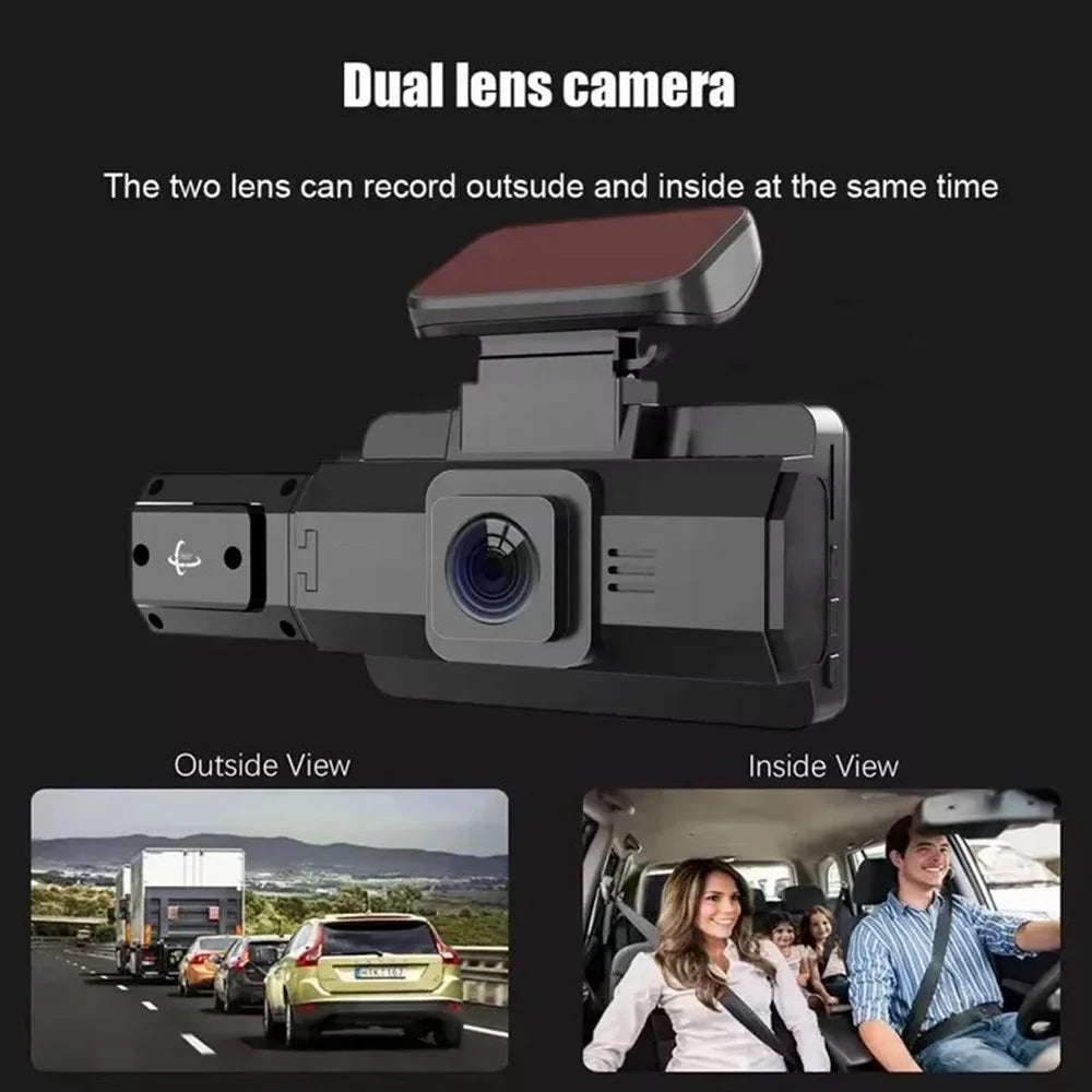 Front and Rear Recording Dash Cam 1080P HD Night Vision Car Camera Recorder ( without WiFi ) - 6