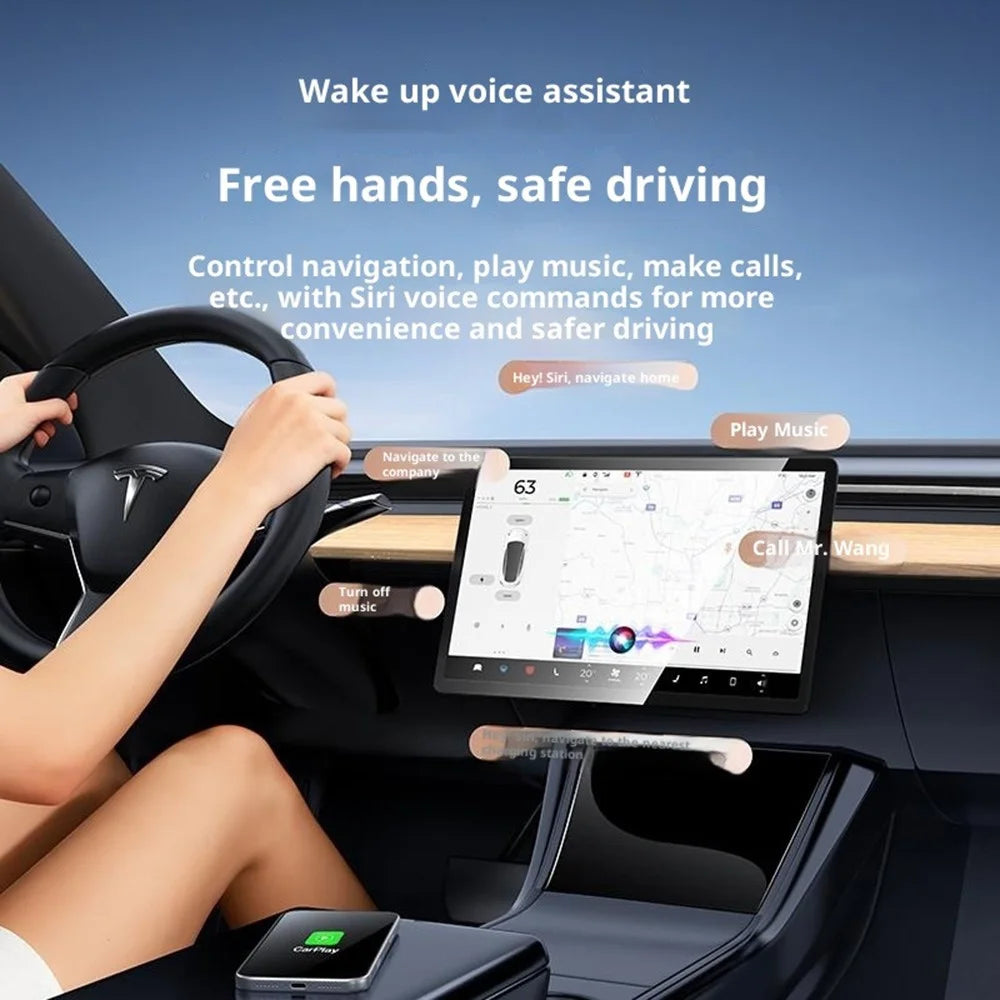 YESIDO KM29 Wireless CarPlay Adapter For Car Stereo 5G  /  2.4G Dual Band WiFi OTA Upgradable - 6