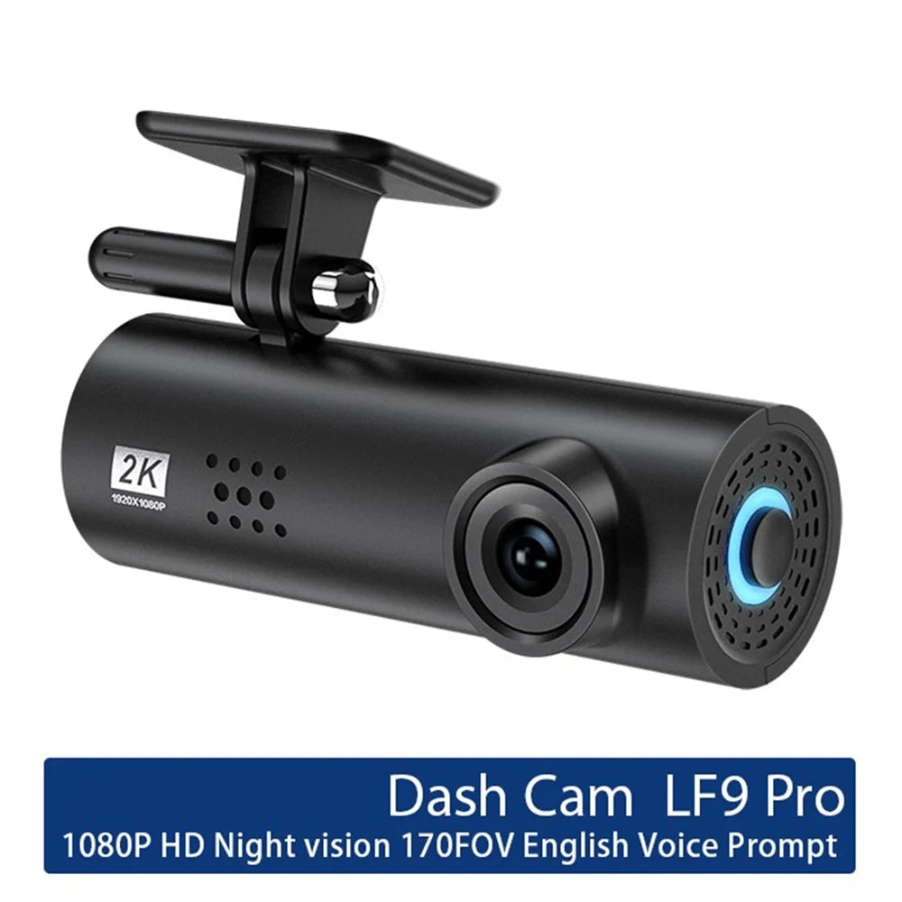 LF9 Pro 2K Dash Cam 1296P Car Camera 170 Degree Wide Angle Night Vision G-Sensor WiFi Car DVR - Black - 2