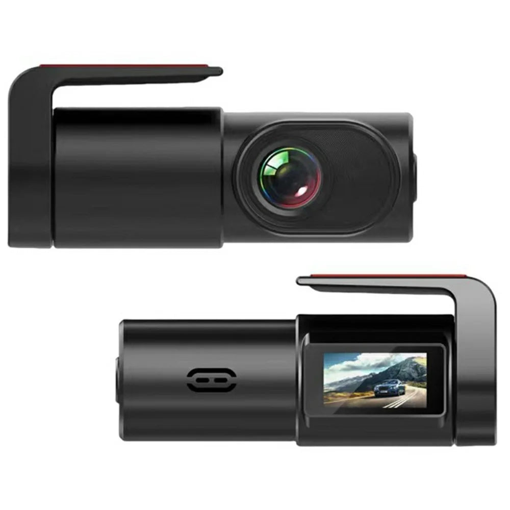 K8 ACC Powered Dash Cam 1080P HD Night Vision WiFi Car Driving Recorder - Black - 1