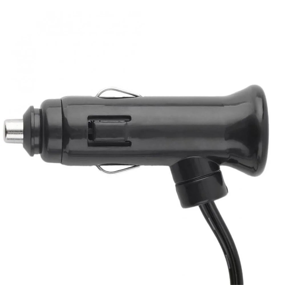 WF-102 PDA Power Supply Cigarette Lighter Adapter 12V/24V 2 Sockets Cigarette Lighter Splitter with 2 USB Ports for Car - 4