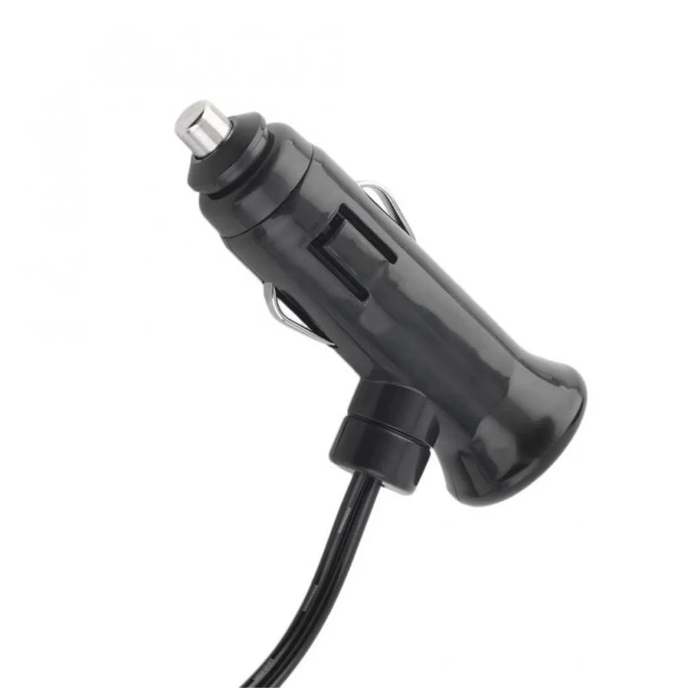 WF-102 PDA Power Supply Cigarette Lighter Adapter 12V/24V 2 Sockets Cigarette Lighter Splitter with 2 USB Ports for Car - 5