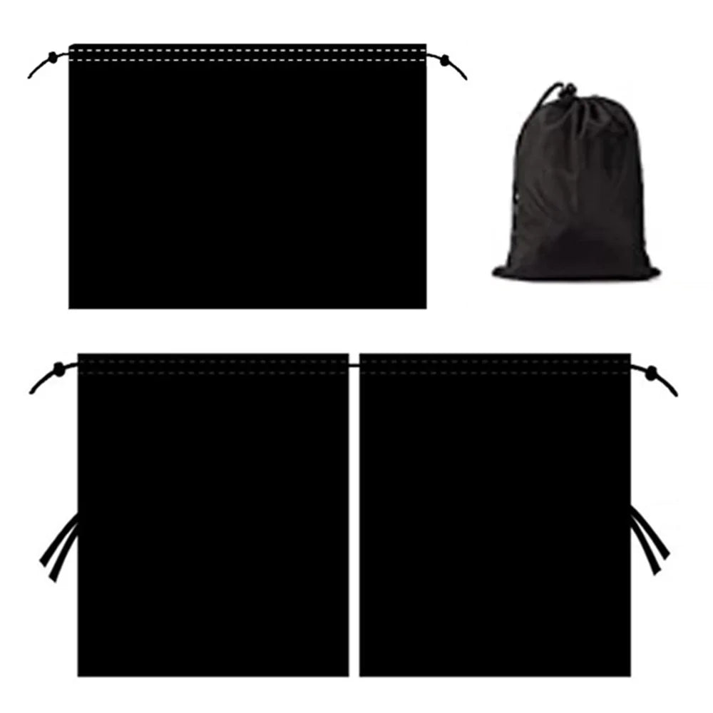 Double Layer 190T Pongee Car Partition Curtain Privacy Protection Divider Curtain with 2 Rear Window Curtains - 1