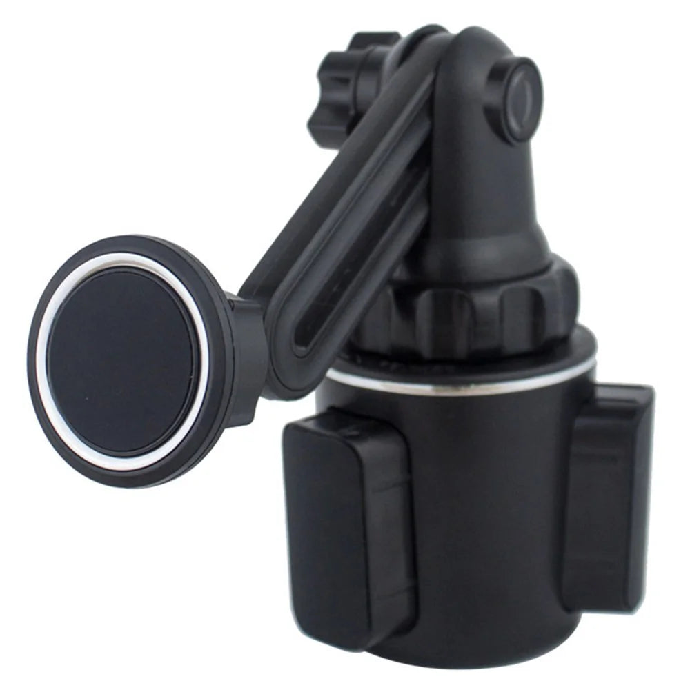 Car Cup Holder Tablet Mount 360 Degree Rotatable Magnetic Cell Phone Holder Bracket - 2