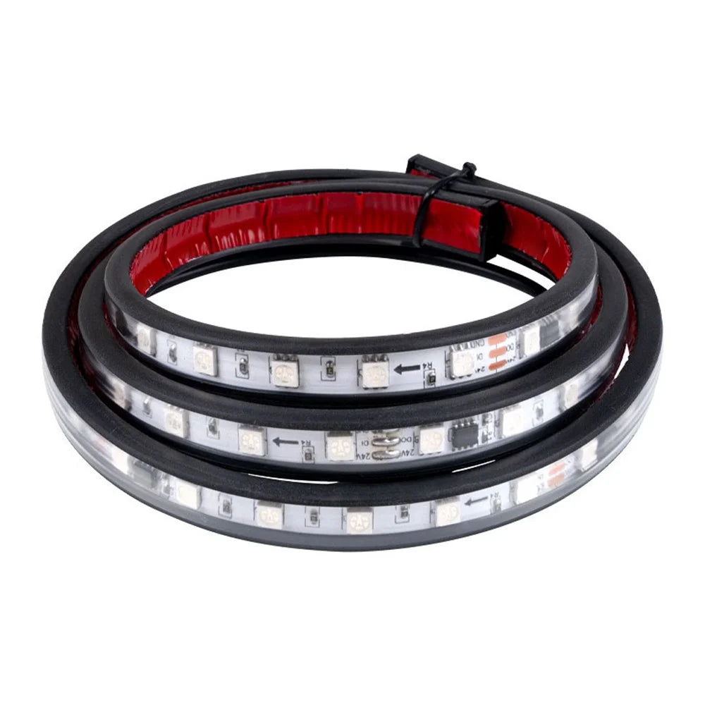 1m Car RGB Ambient Light Bar Truck LED Strip 24V Van Exterior Decoration DRL Running Lamp - 2