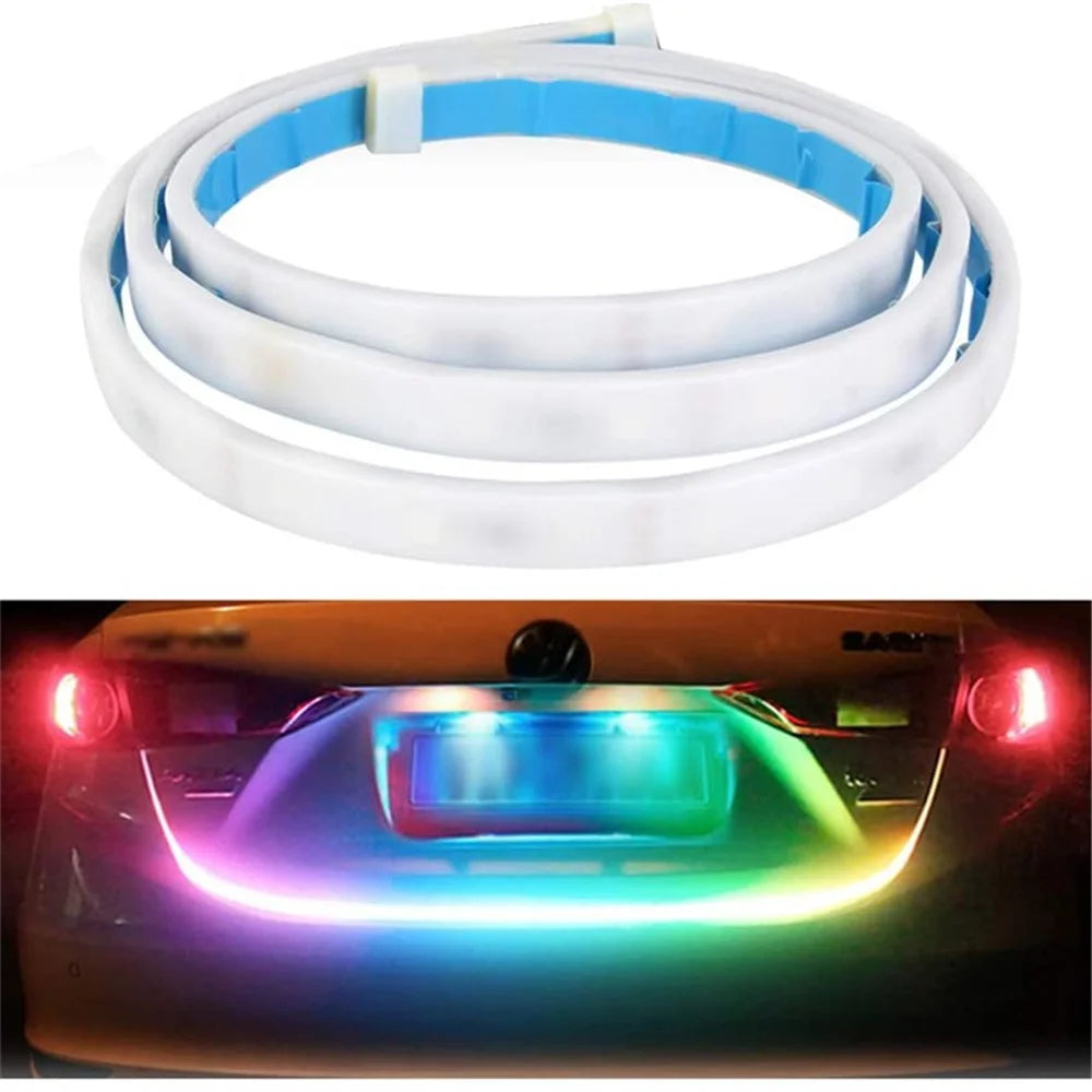 1.5m 72-LED Strip Car Trunk Illumination Rear Brake Backup Lamp Waterproof Turn Signal Light - 1