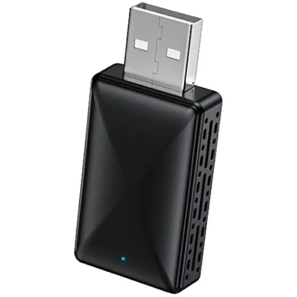 2-in-1 Carplay Android Auto USB Adapter OTA Upgrade Plug and Play Wired to Wireless Dongle Box - 1