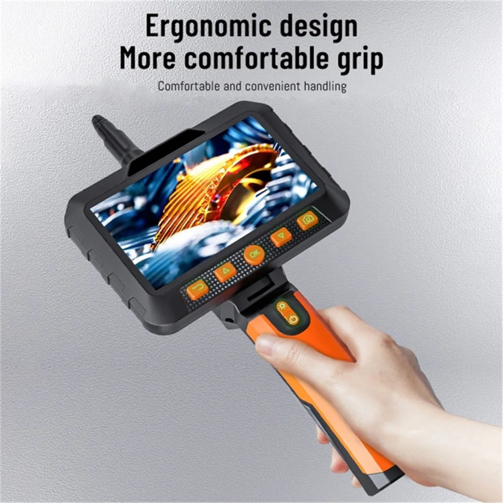 T27 Digital Industrial Borescope 2m 5.5mm Dual-Lens 5-inch 1080P Handheld Endoscope with Light - 7