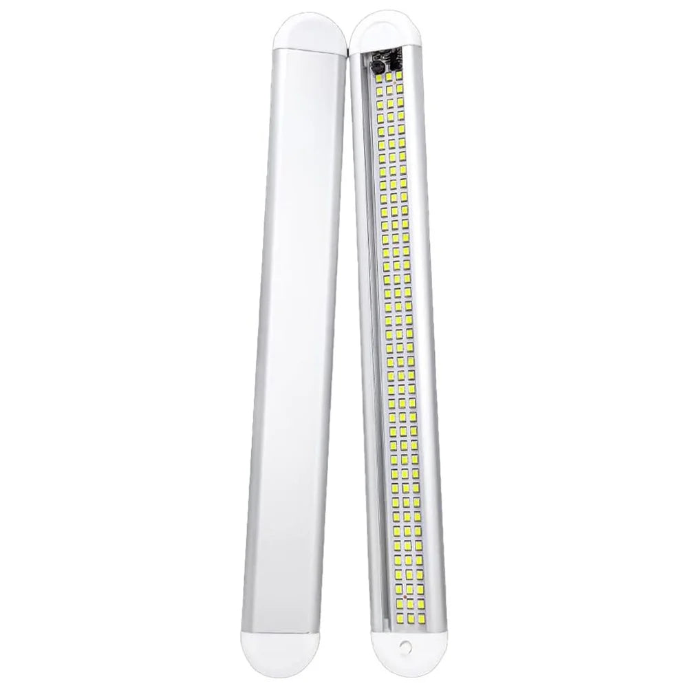 12 - 85V Car Interior Light 120 Leds 3 Rows High Brightness Reading Lamp for Truck RV Cabin - 2