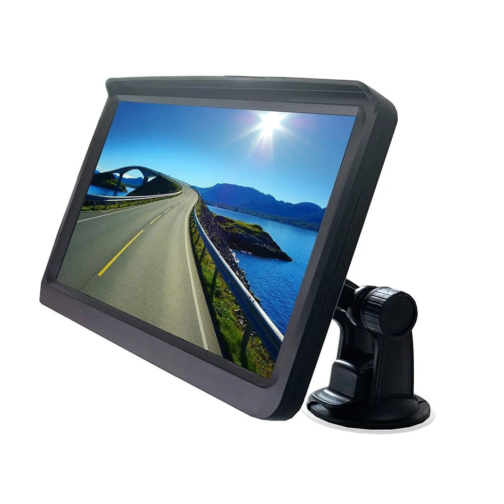 RH-702I 7" LCD Video Display Monitor 12V-24V Rear View Camera Parking and Reverse System Kit with Car Charger - 2