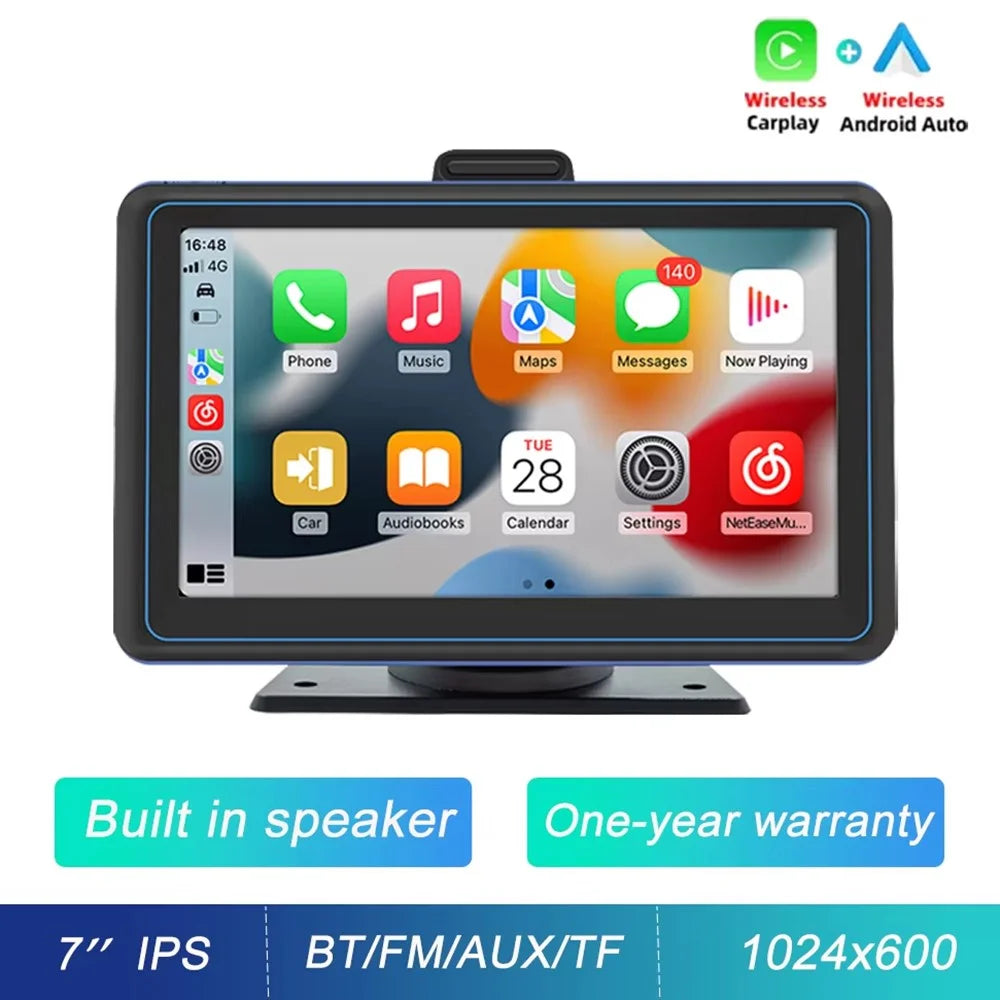 B5307 Wireless CarPlay 7 Inch HD Screen Portable Car Navigation Bluetooth-compatible MP5 Player - 2