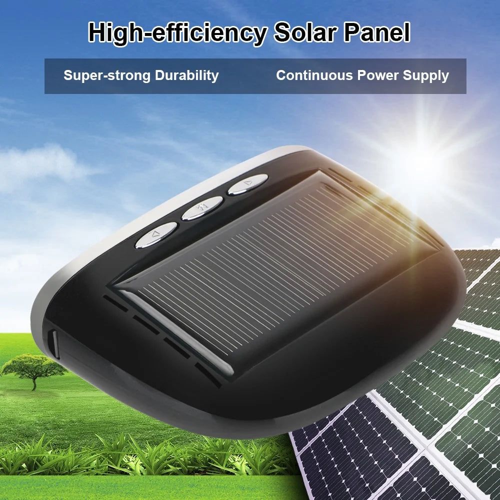 TY07 Solar Powered TPMS Wireless Car Tire Pressure Monitoring System with 4 External Sensors - 3