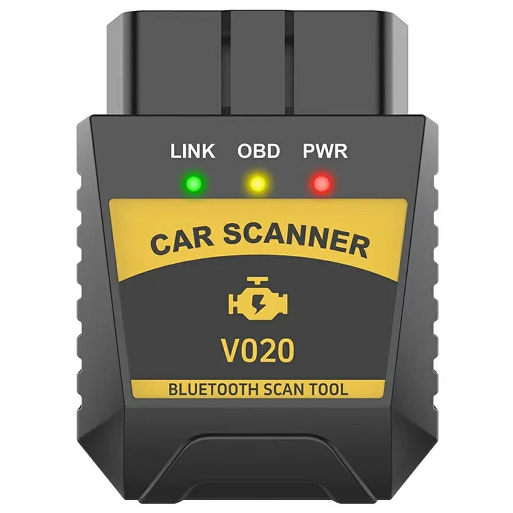 V020 Bluetooth-compatible OBD2 Scanner ELM327 Car Diagnostic Tool Battery Tester Engine Fault Code Reader - 2