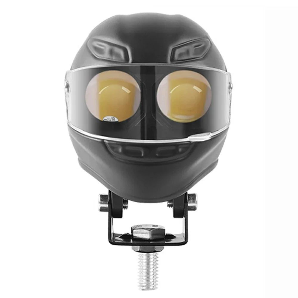 20W Motorcycle LED Headlight Fog Lamp IP68 Waterproof High Low Beam Auxiliary Spotlight for Scooter - 1