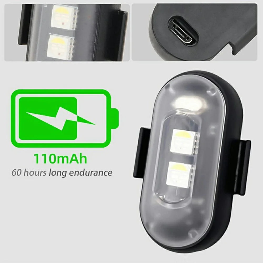 Magnetic Fixation Remote Control Wireless LED Strobe Light for Car / Motorcycle / Drone 8 Colors 10 Modes Warning Lamp - 5