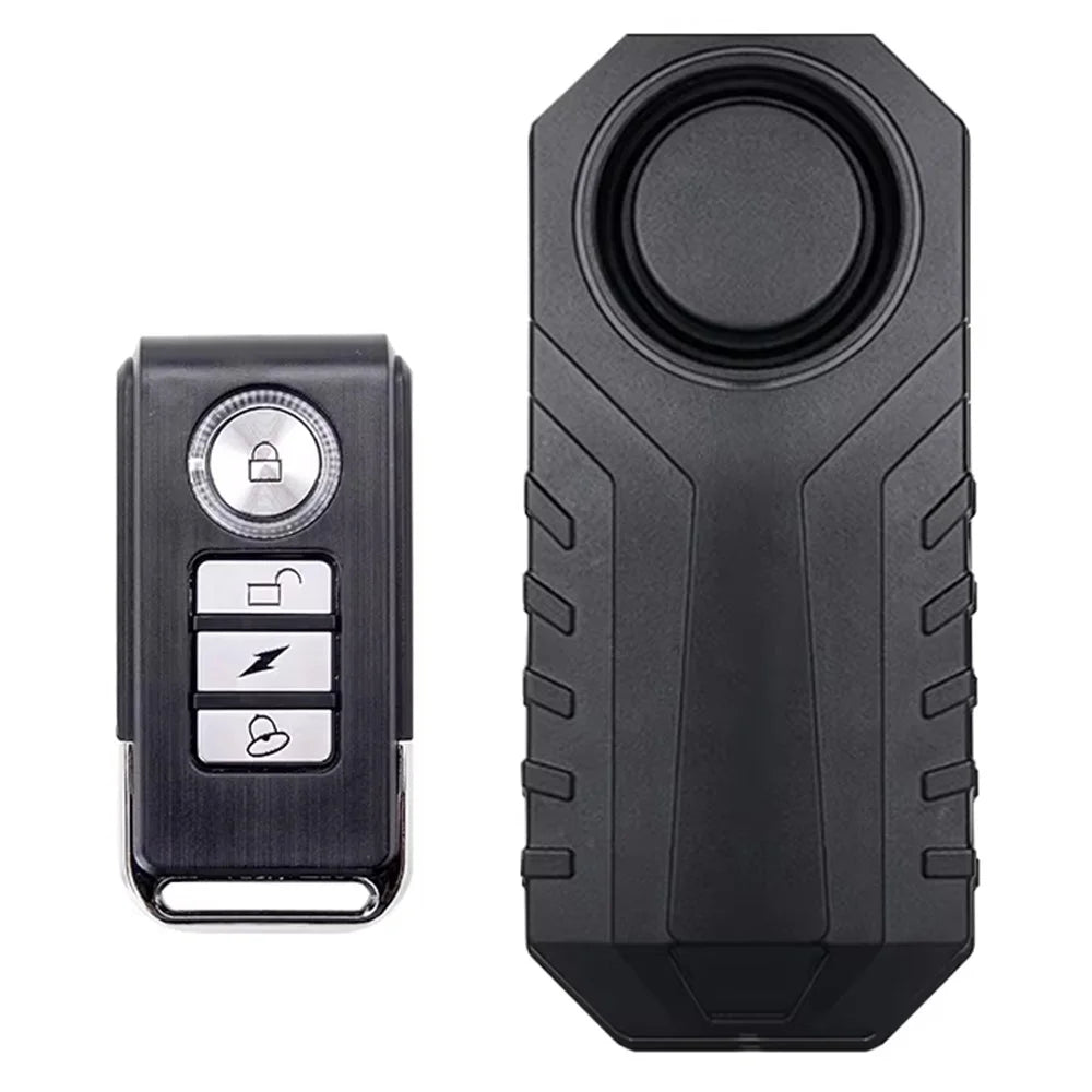 SF22R+03C Wireless Anti Theft Alarm System for Motorcycle Bicycle Remote Control Vibration Detection Device - 2