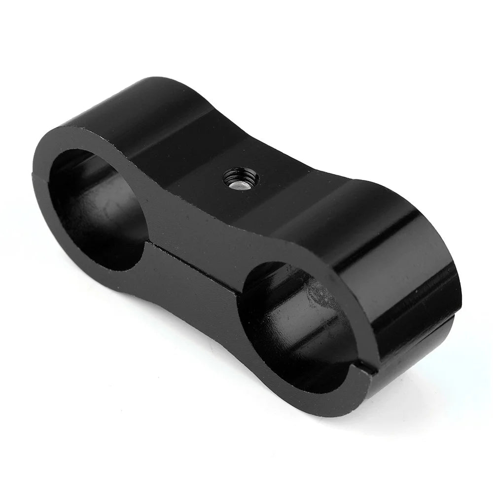F08129-6 4PCS AN6 Aluminum Alloy Hose Separator Clamp Suitable for Oil Line, Brake Line, Water Pipe - 7