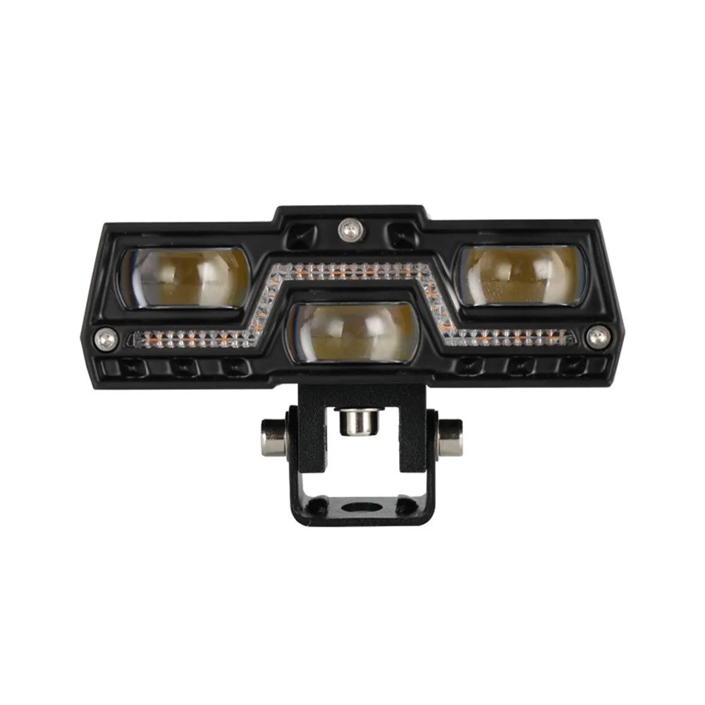 45W LED Headlight Spotlight with DRL for Car / Motorcycle Yellow White LED Light IP67 Waterproof - 2