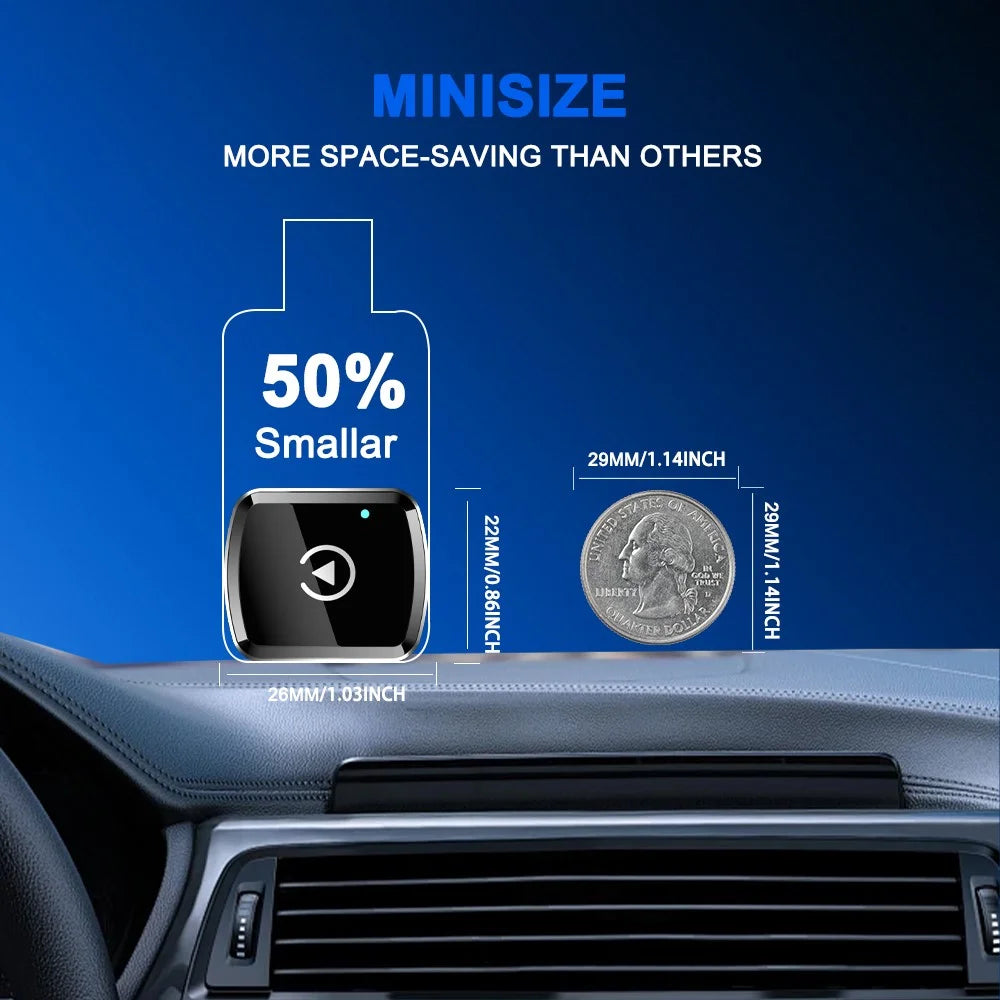 M39 2 in 1 AI Box Wireless Car Adapter for CarPlay  /  Android Auto Upgrade Wired to Wireless Compatible with Built-in CarPlay  /  Android Auto Vehicles - 7