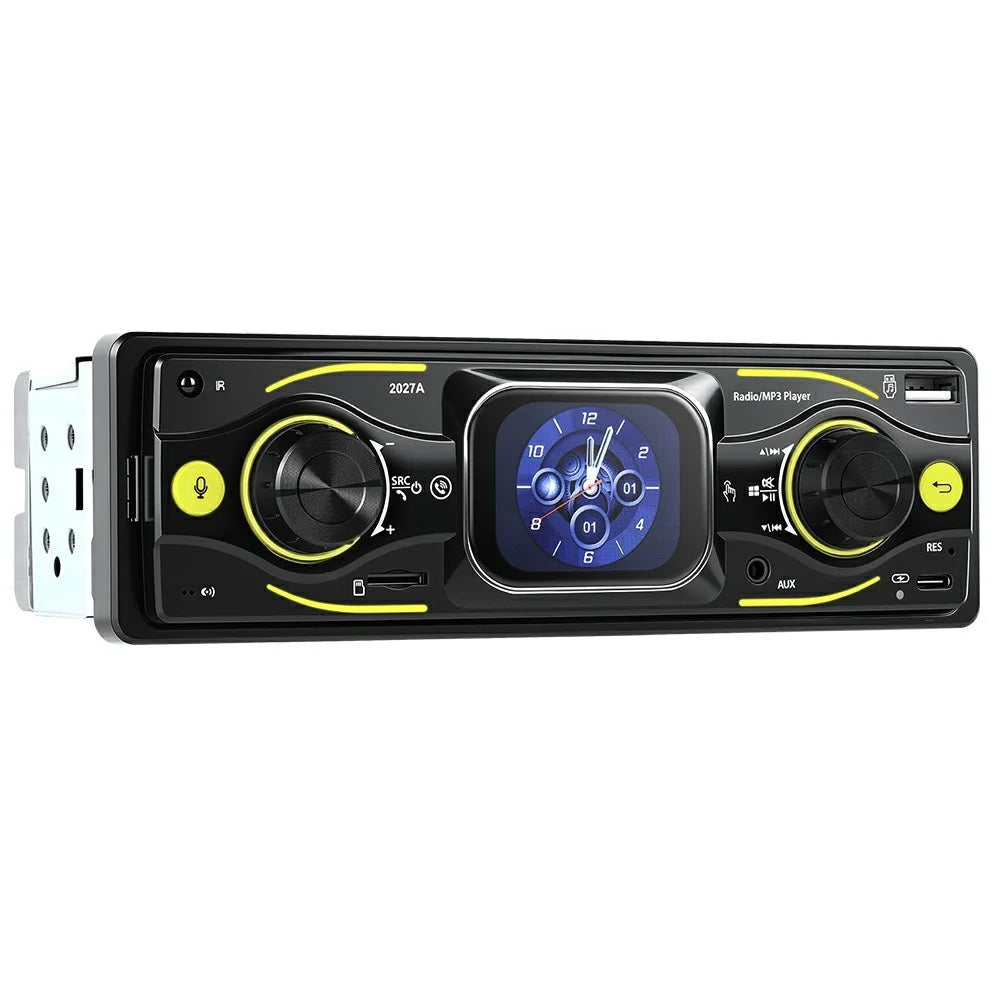 2027A 2.17 Inch Touch Screen Single DIN Car Stereo Multimedia Player Bluetooth-compatible FM / AM Radio with Steering Wheel Control - 1