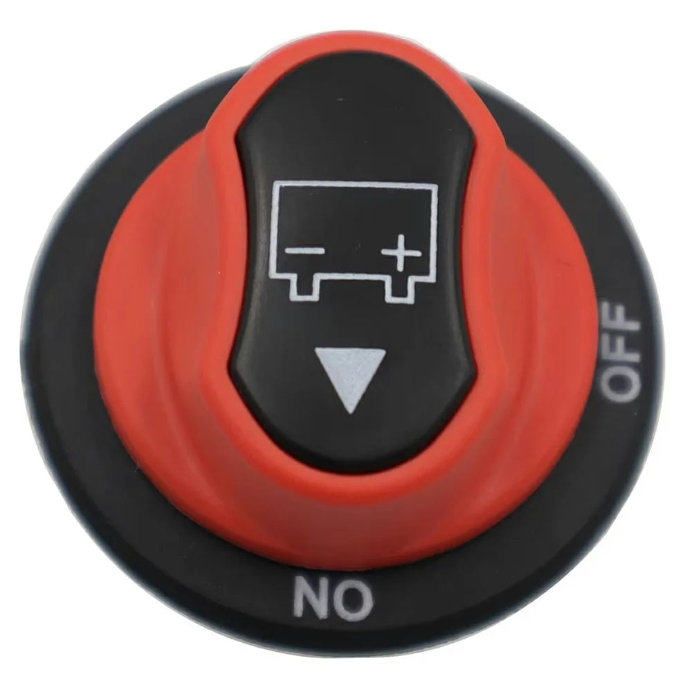 50A Battery Disconnect Switch Marine Yacht Car Black Rotary Power Cut Off Switch for Boat RV Truck Motorcycle - 2
