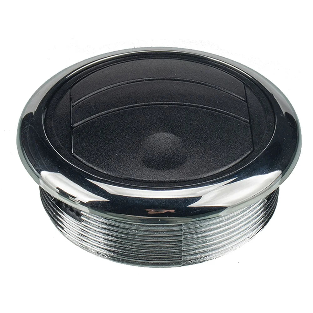 A1153-02 Integral Style Car Air Outlet RV Dashboard Electroplating Air Vent Replacement Parts for Vehicles Modified Accessories (Φ87 / 75 / 46) - 2