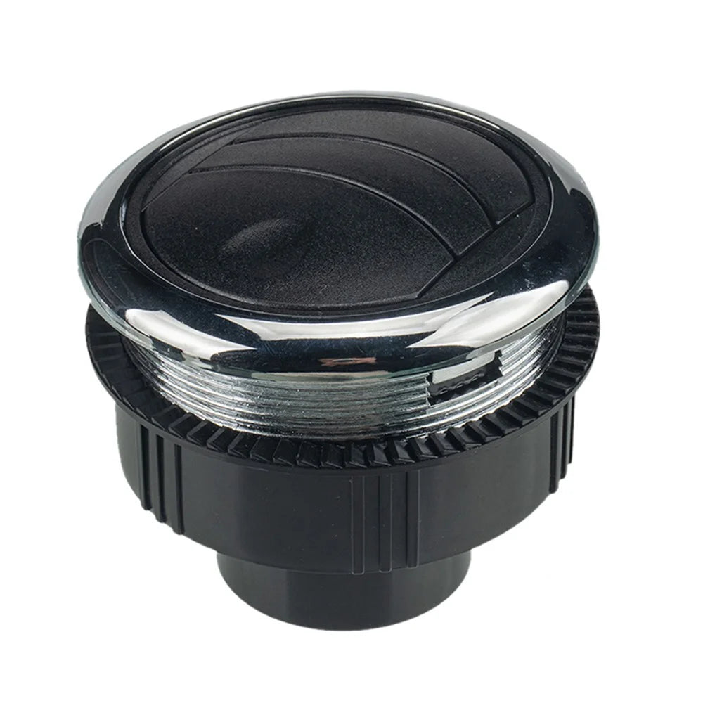 A1153-02 Integral Style Car Air Outlet RV Dashboard Electroplating Air Vent Replacement Parts for Vehicles Modified Accessories (Φ87 / 75 / 46) - 4