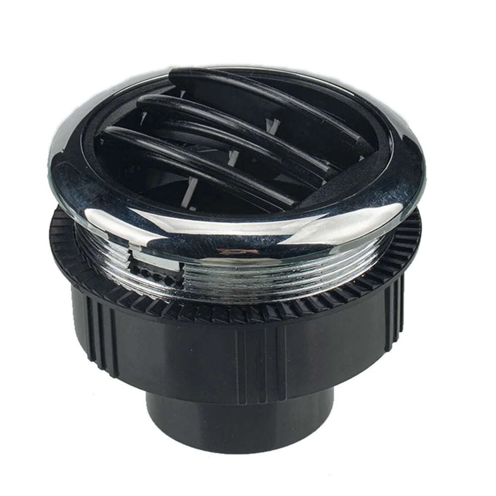A1153-02 Integral Style Car Air Outlet RV Dashboard Electroplating Air Vent Replacement Parts for Vehicles Modified Accessories (Φ87 / 75 / 46) - 7
