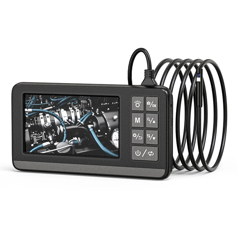 INSKAM P005 1m Wire Dual Lens Endoscope Industrial Inspection Camera Borescope with 4.3'' Display Screen - 1