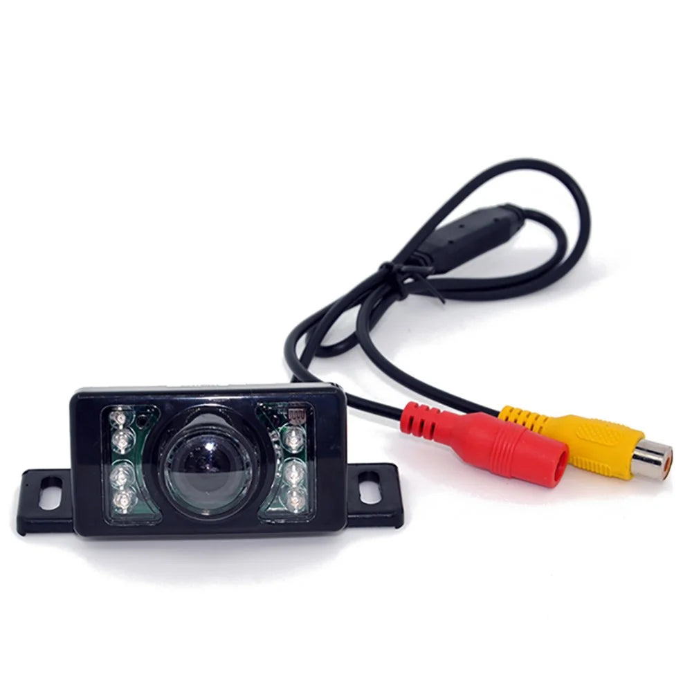RH-308 Car Rear View Mirror Display 4.3-Inch Truck Rearview Mirror Screen with Short License Plate Camera - 2