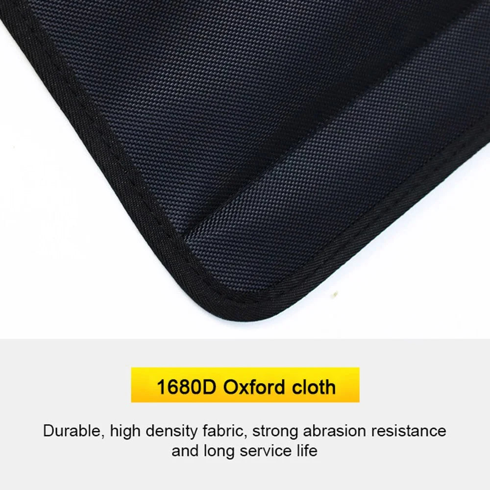 YH-4331 100L Car Trunk Storage Box Storage Case Outdoor Travel Trunk Organizer with Lid for SUV - Black - 4
