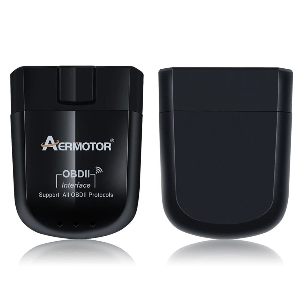 AERMOTOR ELM327 WIFI V1.5 OBD2 Scanner Car OBDII Code Reader Diagnostic Tool (Chip: PIC18F25K80) - 2