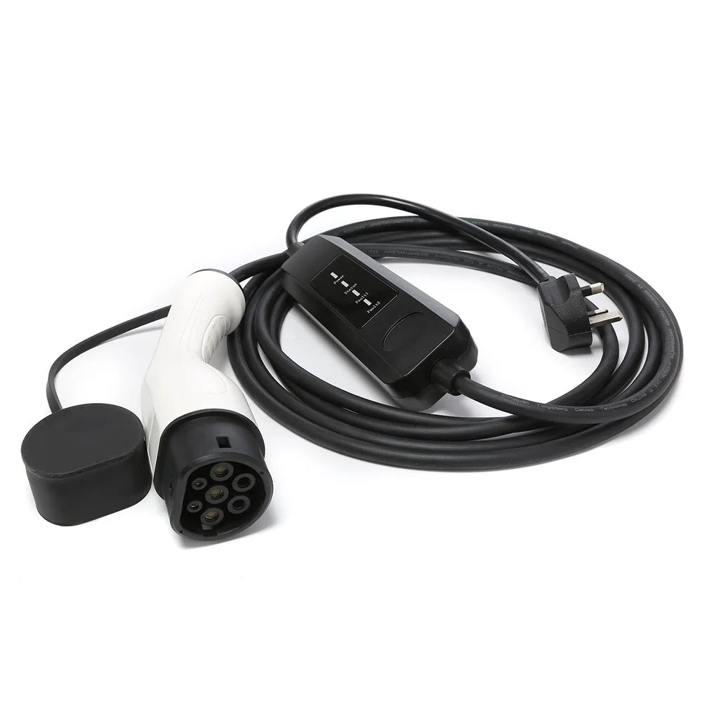 5m Cable Portable EV Charger 13A Electric Car Charging Station UK Plug Adapter - 4