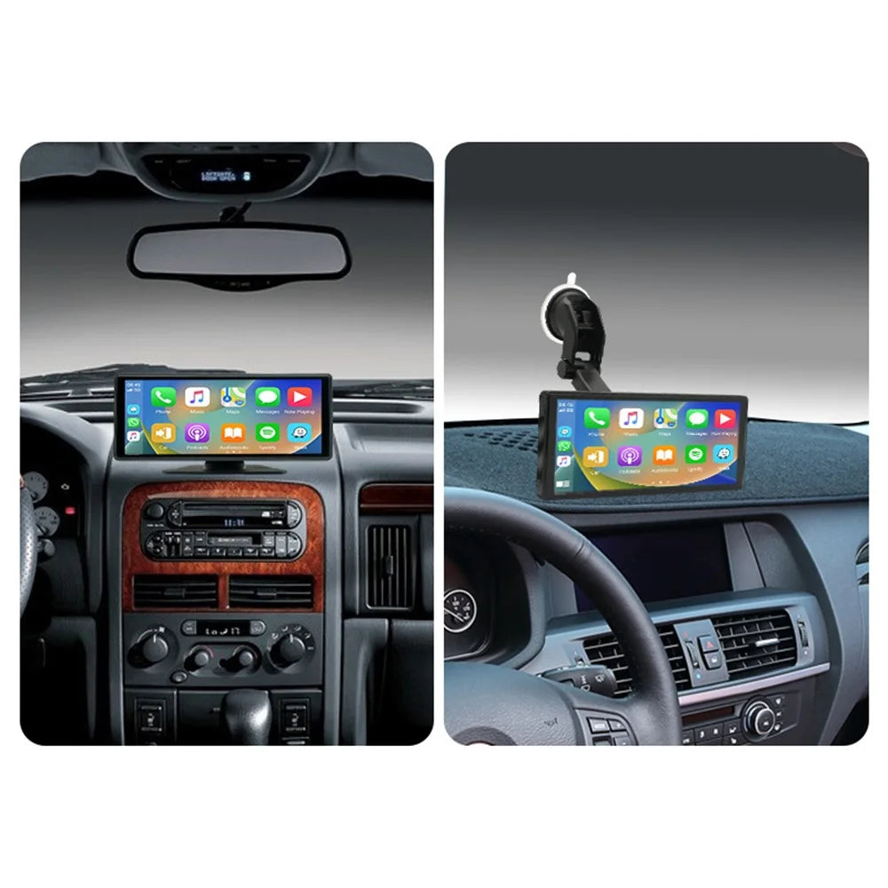 W508D 9.36-Inch Portable Car Play Display with Dual Brackets and AHD Camera - 3