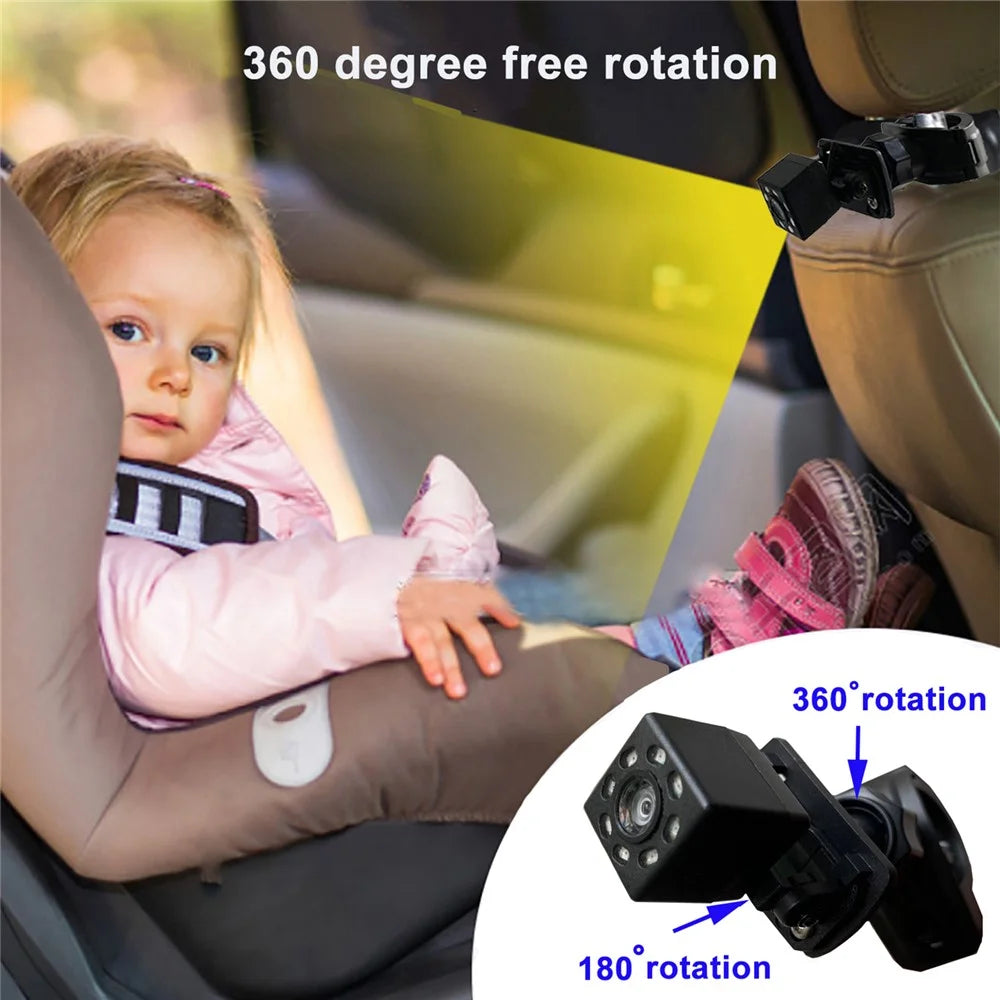 RH-B01 4.3 Inch 8-LED Baby Safety Monitor Night Vision Car Back Seat Camera - 3