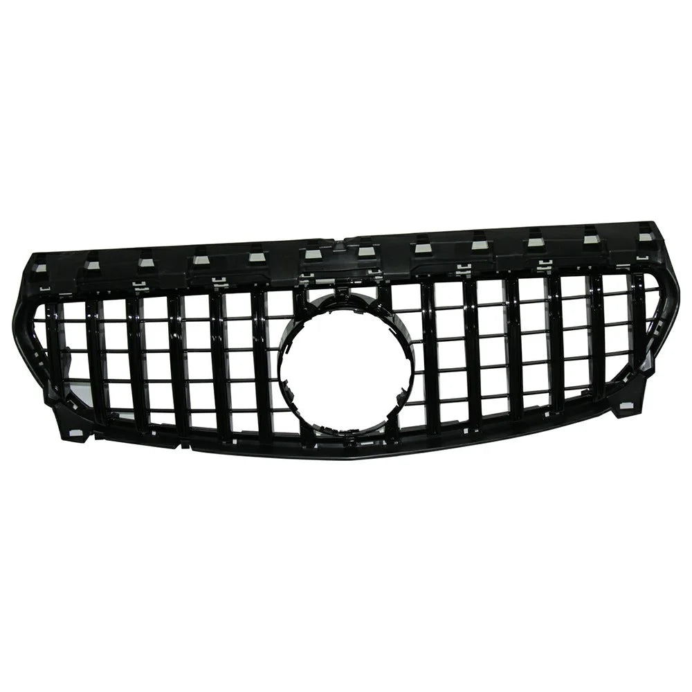 WINAUTO Front Bumper Grille Replacement for 2016-2019 CLA-Class W117 GT, Piano Black - 1