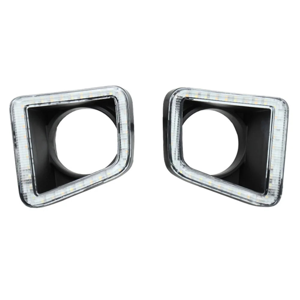 1Pair Decoration Lamp for Toyota Tundra 2014-2021 LED Lights Yellow / White Dual-Color Daytime Running Lights - 1