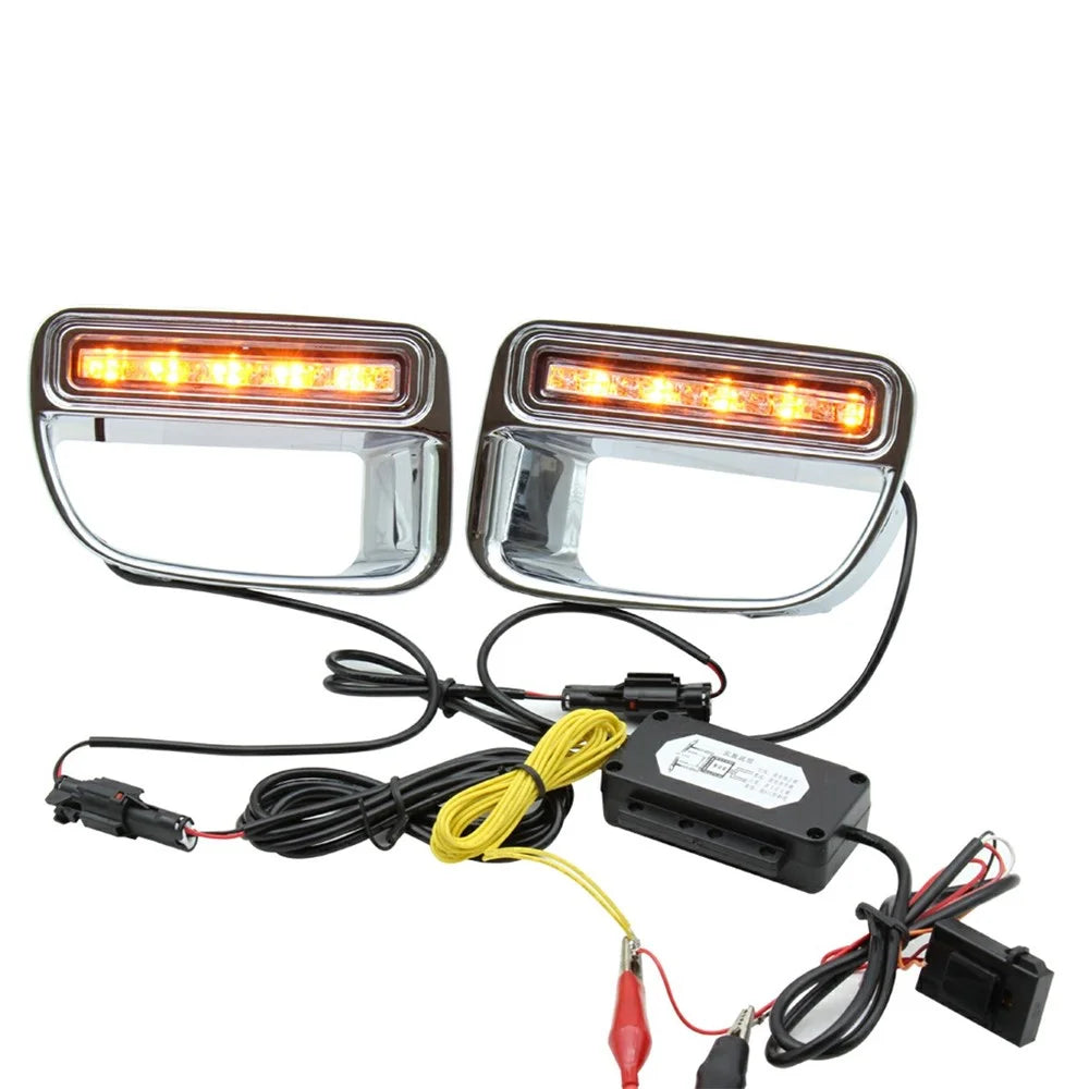 WINAUTO 1 Pair DRL Lamps for MINI 2012-2013 Car LED Daytime Running Lights (Dual Lighting Colors) - 2