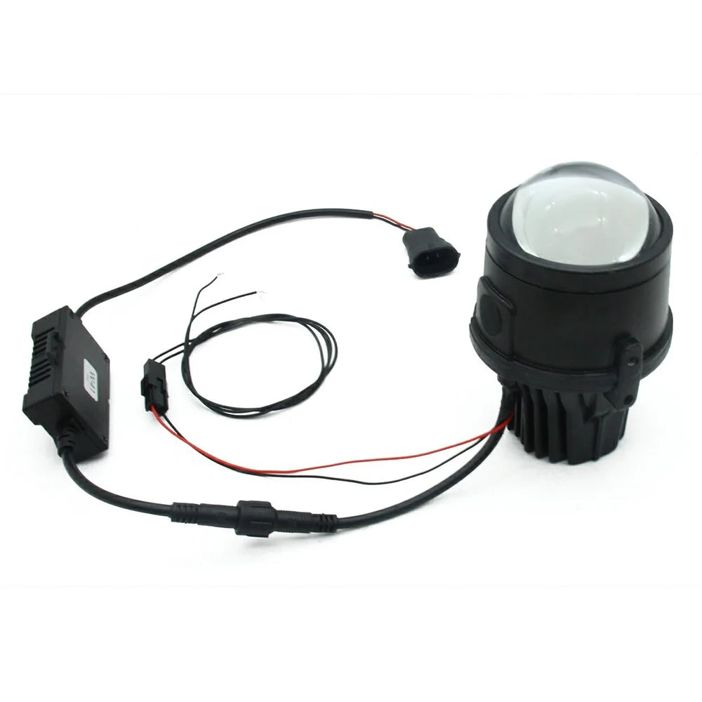WINAUTO 1 Pair 2.5-inch Car LED Fog Light High Low Beam Lamp for Snowy Rainy Day - 2