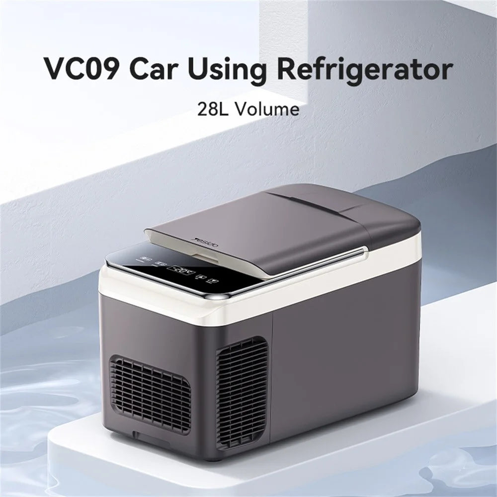 YESIDO VC09 28L Car Refrigerator LCD Display Portable Freezer Touch Control Cooler - 2