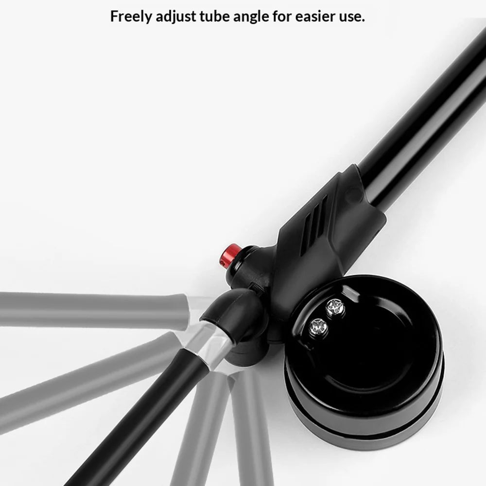 BENGGUO BG-1633 Bicycle Air Pump 300PSI High Pressure Inflator Dual Valve Design with Pressure Gauge - Black - 7