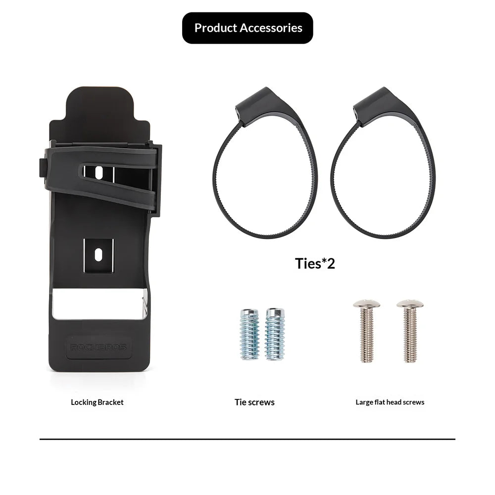ROCKBROS 4 Digit Folding Lock for Bicycle Motorcycle Electric Bike Anti Theft Security Lock Riding Equipment - Black Green / One Size - 7