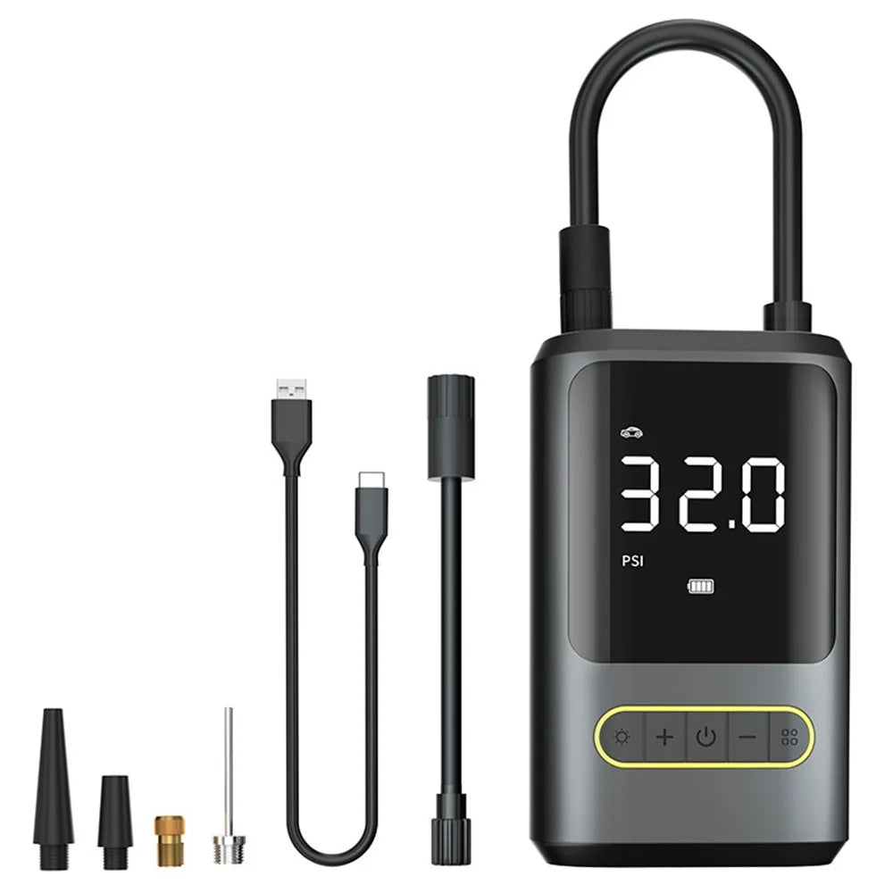 ATJ-8466 17MM Air Cylinder Tire Inflator Air Pump Cellphone Charger Power Bank - 1