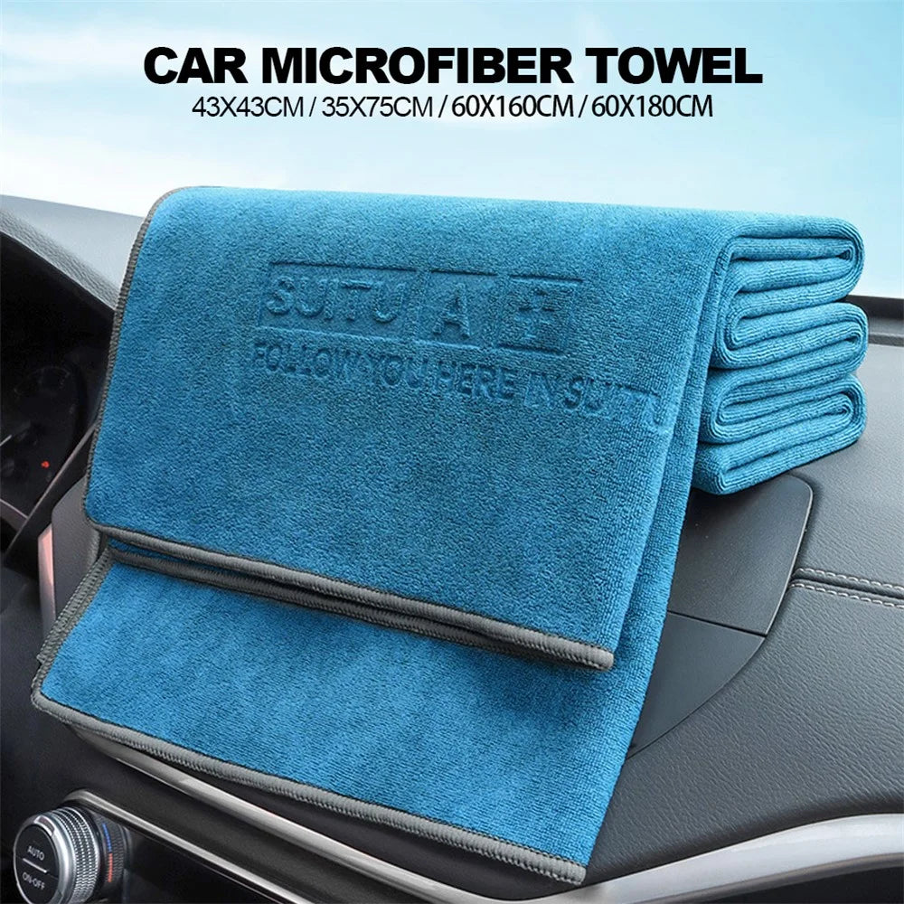 SUITU ST-9002-4F 60x180CM Microfiber Cleaning Cloth Ultra Water-Absorbent Towel for Car Window Glass Washing - 2